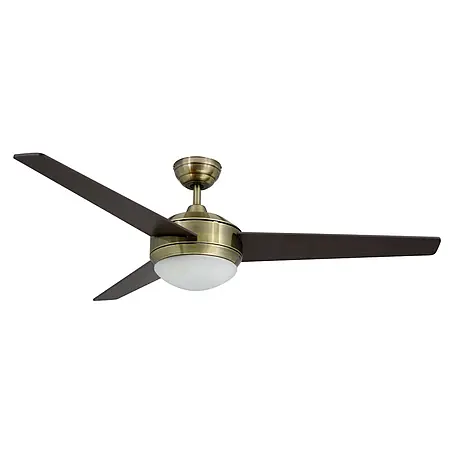Vam  Deckenventilator VEGALIGHT Antik-messing Teak/Wengé