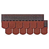 Biberschindel (Rot, 2 m², Bitumen)