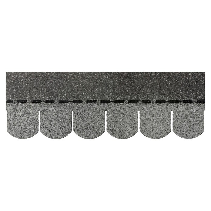 Biberschindel (Grau, 2 m², Bitumen)