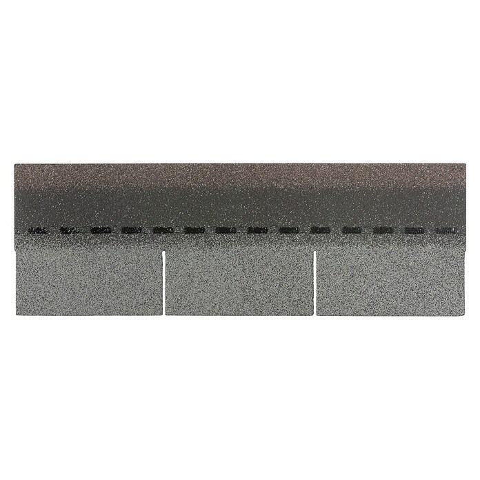 Rechteckschindel (Grau, 2 m², Bitumen)