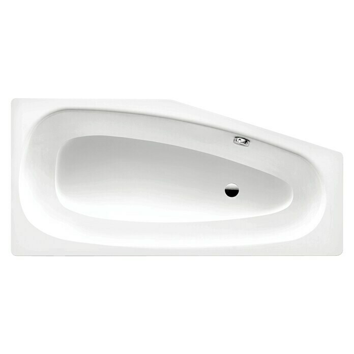 Kaldewei Badewanne Mini 832 (Linksseitig, 157 x 75 cm, Stahl-Email, Alpinweiß)