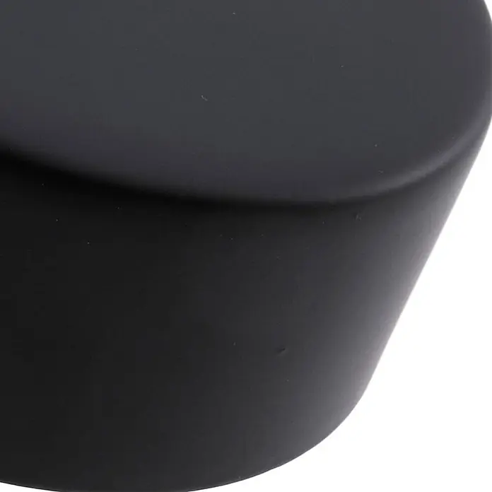 Lindby Wandleuchte Jyla - L x B x H: 26,5 x 8 x 25 cm, schwarz, schwarz, 2GX53 - Matt-schwarzes zylindrisches Bauteil mit glatter, leicht gewölbter Oberfläche.
