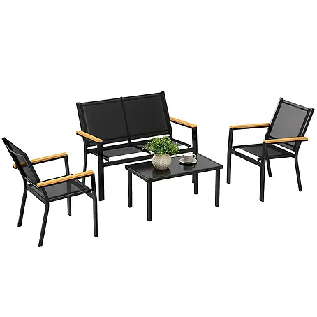 Outsunny  Loungemöbel-Set