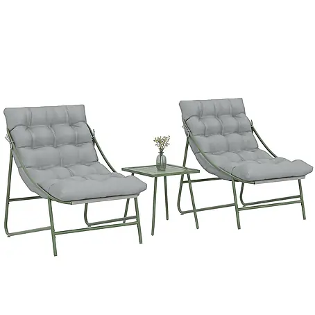 Outsunny  Loungemöbel-Set
