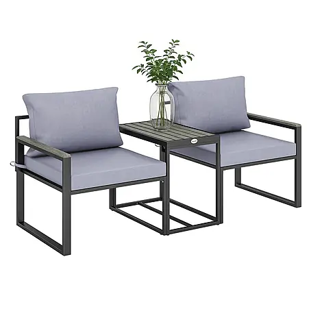 Outsunny  Loungemöbel-Set