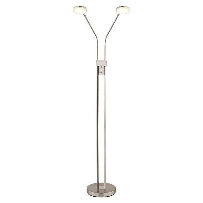 Globo LED stajaća svjetiljka Silvio  (6,5 W, Visina: 1.720 mm, Srebrna) | BAUHAUS