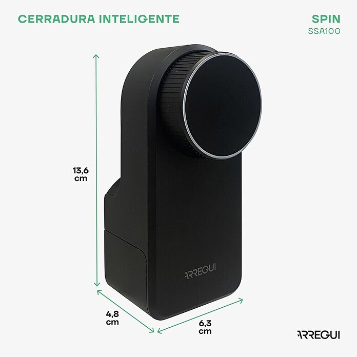 Arregui Cerradura electrónica Spin (Mediante app) | BAUHAUS