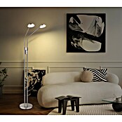 Globo LED stajaća svjetiljka Silvio  (6,5 W, Visina: 1.720 mm, Srebrna) | BAUHAUS