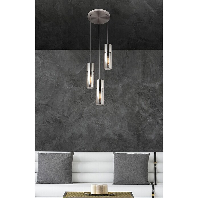 Globo Visilica Annika  (25 W, Ø x V: 30 x 150 cm, Srebrna) | BAUHAUS