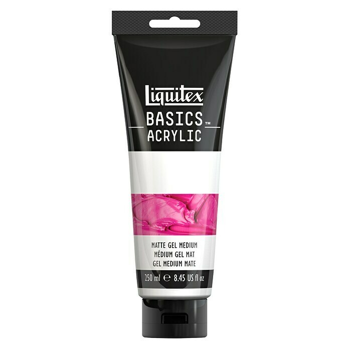 Liquitex Basics EffektmediumTransparent, Matt, 250 ml Front View