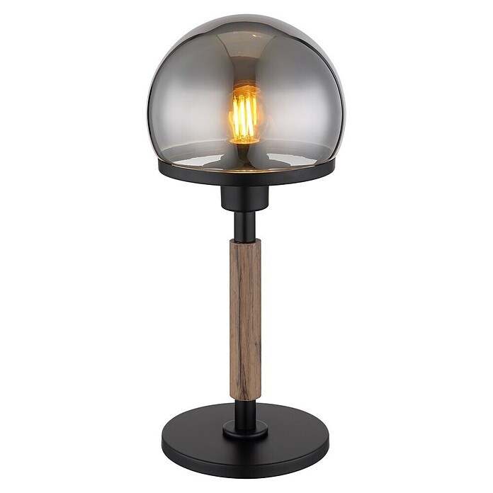 Globo Stolna svjetiljka Haku  (40 W, Visina: 400 mm, Crna, E27) | BAUHAUS