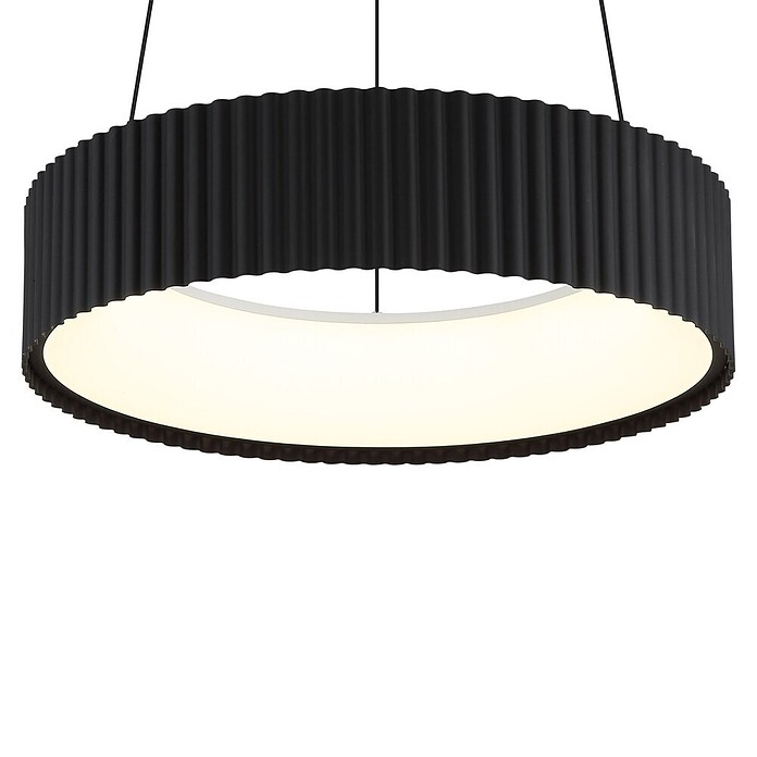 Globo Okrugla viseća svjetiljka Kemp  (45 W, Ø x V: 460 x 1.200 mm, Crna) | BAUHAUS