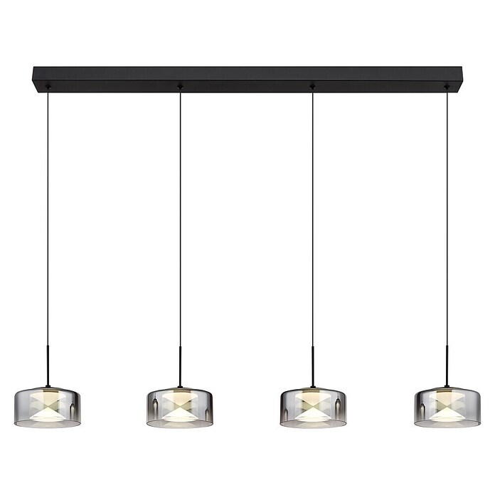 Globo LED viseća svjetiljka Belinda  (24 W, Ø x V: 15 x 150 cm, Crna) | BAUHAUS