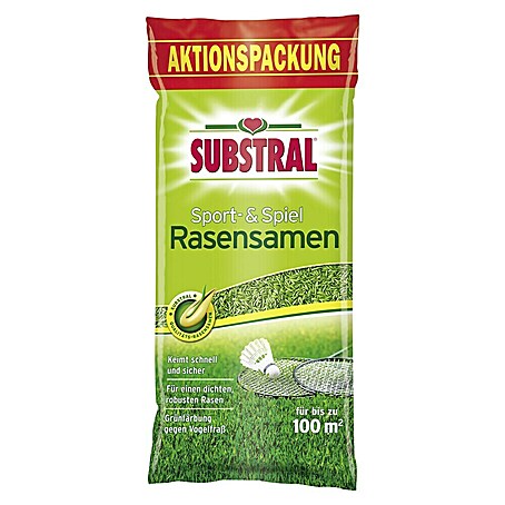 Substral Rasensamen Spiel- & Sportrasen (2 kg, 100 m²)