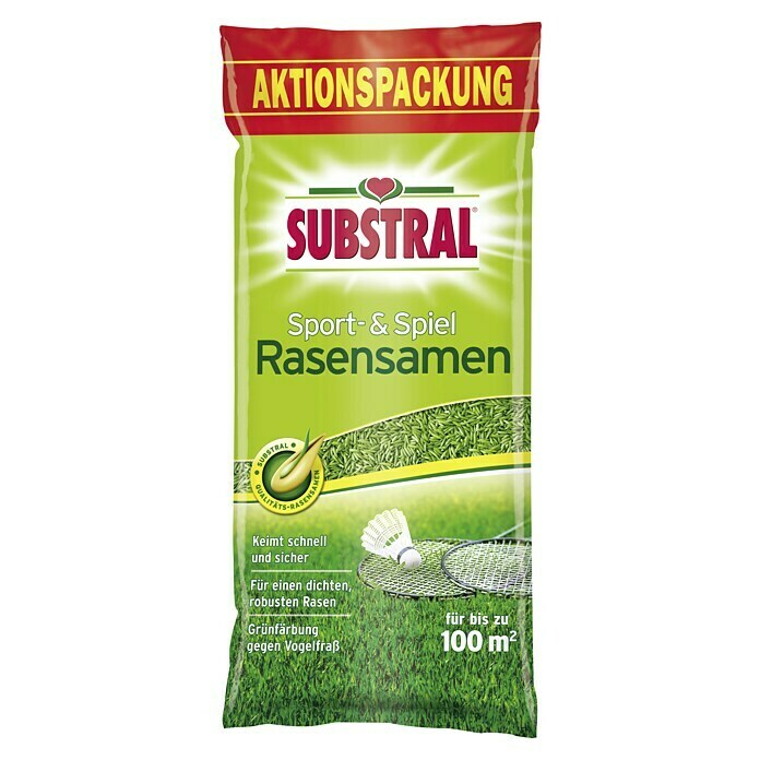 Substral Spiel- & Sportrasensamen2 kg, 100 m² Front View