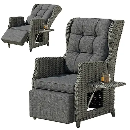 Outsunny  Garten-Loungesessel