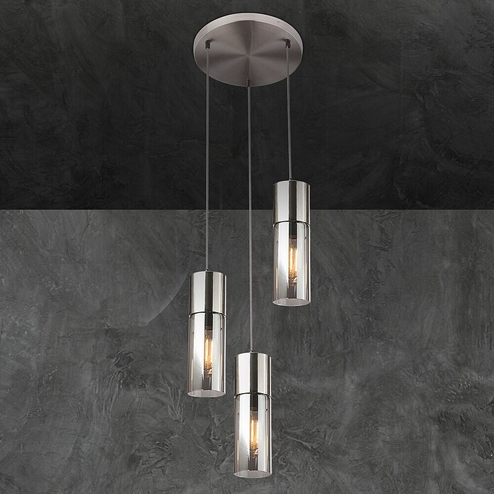 Globo Visilica Annika  (25 W, Ø x V: 30 x 150 cm, Srebrna) | BAUHAUS