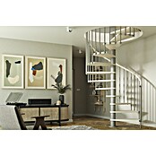 Scrigno Escalera de caracol Loop (Diámetro: 140 cm, Altura de planta: 267 cm - 312 cm, Plata/Beige) | BAUHAUS