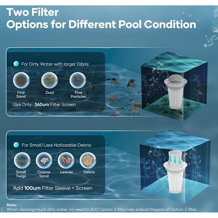 Aiper Čistilnik bazena Pilot X1  (1 l, 86 x 28 x 26 mm, Zmogljivost filtra: 80 l/min) | 8338 - Reinigungsgeräte / Poolroboter | ICIC - Pools / Whirlpools Zubehör | ICI - Pools & Zubehör | IC - Freizeit im Garten | I - Stadtgarten | BAUHAUS