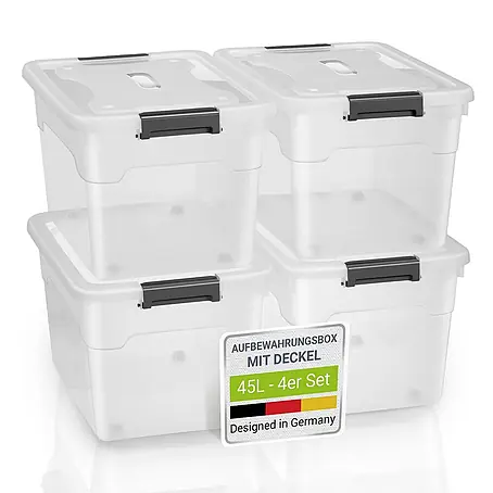Juskys  Aufbewahrungsbox-Set Aufbewahrungsbox
