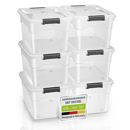 Juskys  Aufbewahrungsbox-Set Aufbewahrungsbox