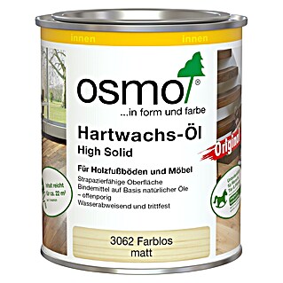 Osmo High Solid Hartwachsöl Original 3062 (Farblos, 750 ml, Matt)