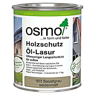 Osmo Holzlasur (Basaltgrau - 903, 750 ml, Seidenmatt)