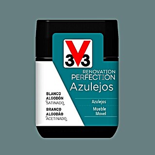 V33 Esmalte para azulejos Renovation Perfection (Antracita, 75 ml, Satinado)