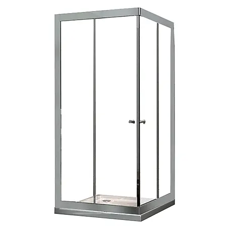 Glasdeals  Eckdusche SLIDE 90 x 90 x 195 cm