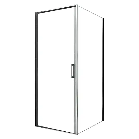 Glasdeals  Eckdusche CASSETTA (chrom) 100 x 100 x 195 cm
