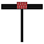 Camargue Antwerpen Bad- & Duschabzieher (1,68 x 22 x 24 cm, Silikon, Schwarz) | BAUHAUS