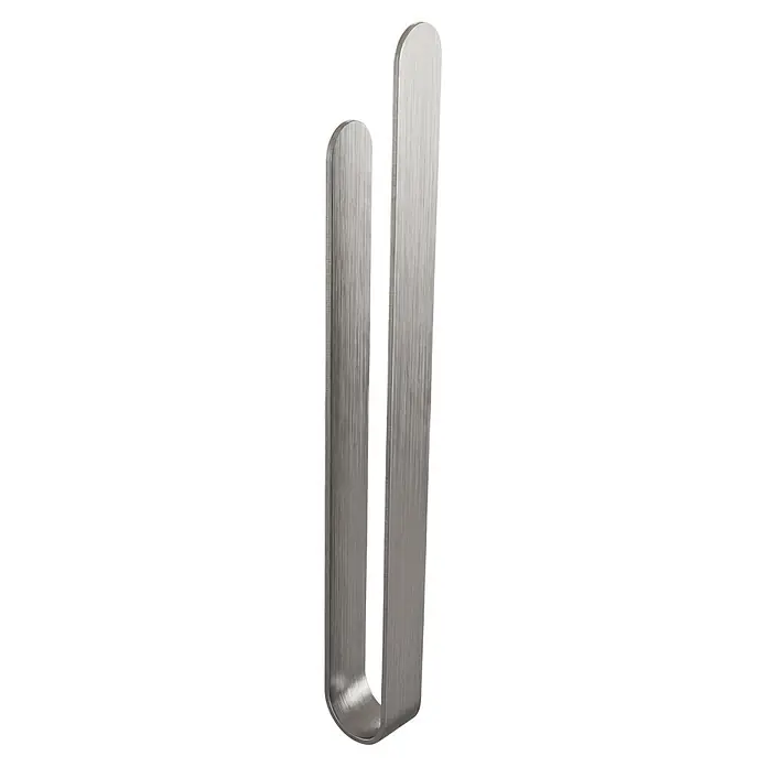 Camargue Antwerpen Handtuchhalter - Edelstahl, Matt, B x L: 40 x 4,6 cm - Gebürsteter U-förmiger Metallhaken.