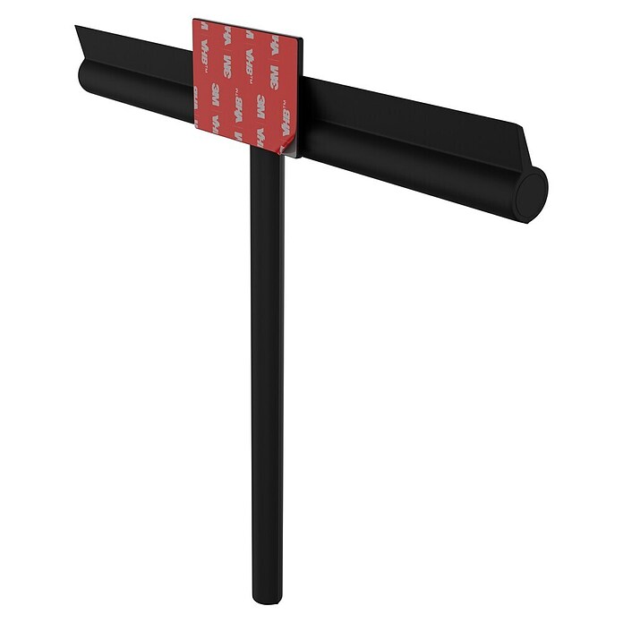 Camargue Antwerpen Bad- & Duschabzieher (1,68 x 22 x 24 cm, Silikon, Schwarz) | BAUHAUS