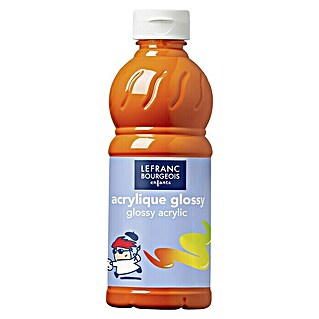 Lefranc & Bourgeois Acrylfarbe Glossy (Orange, 500 ml, Flasche)