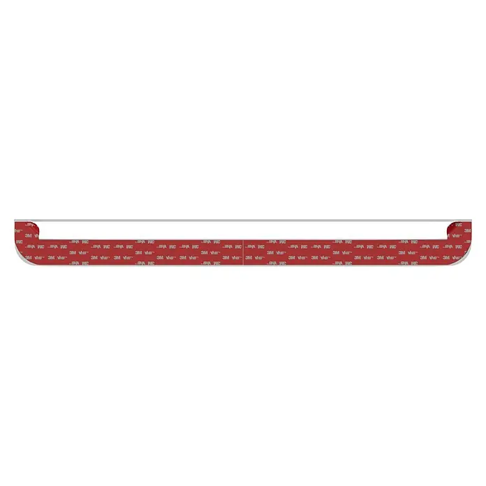 Camargue Antwerpen Badetuchhalter - Breite: 58 cm, Weiß, Matt - Roter 3M VHB™ Klebestreifen mit U-Profil.