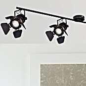 Globo Stropna spot svjetiljka Egon  (50 W, D x Š x V: 1.250 x 180 x 265 mm, Crna, GU10) | BAUHAUS