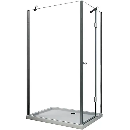 Glasdeals  Eckdusche NOVUM-SIDE 120 x 90 x 195 cm