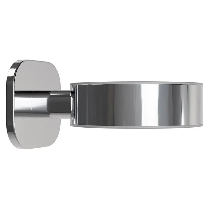 Venus Zahnputzbecher Prag - Edelstahl, Chrom - Wandmontierter zylindrischer Halter aus poliertem Chrom.