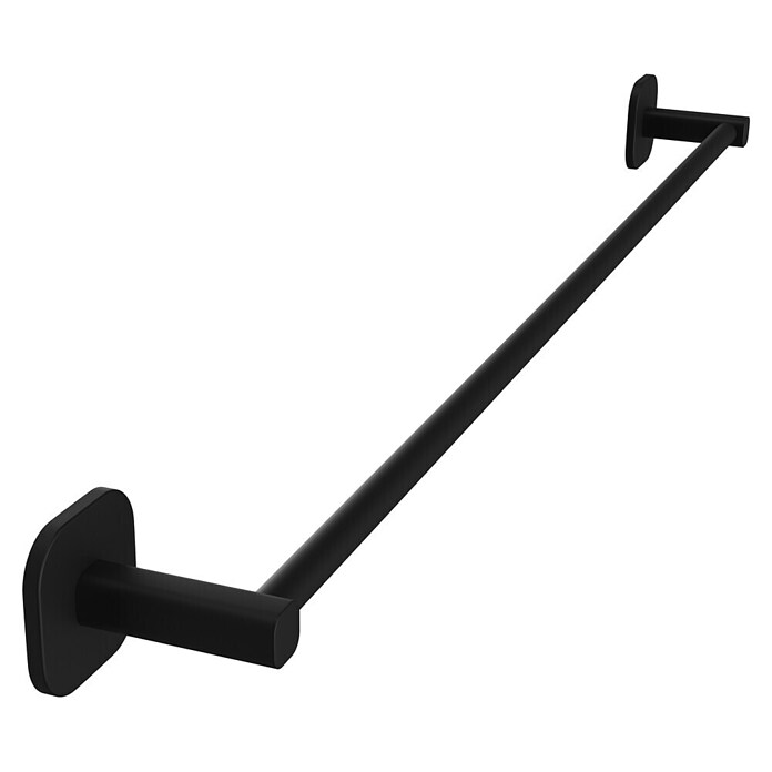 Venus Badetuchhalter (Breite: 66,6 cm, Schwarz, Matt) | BAUHAUS
