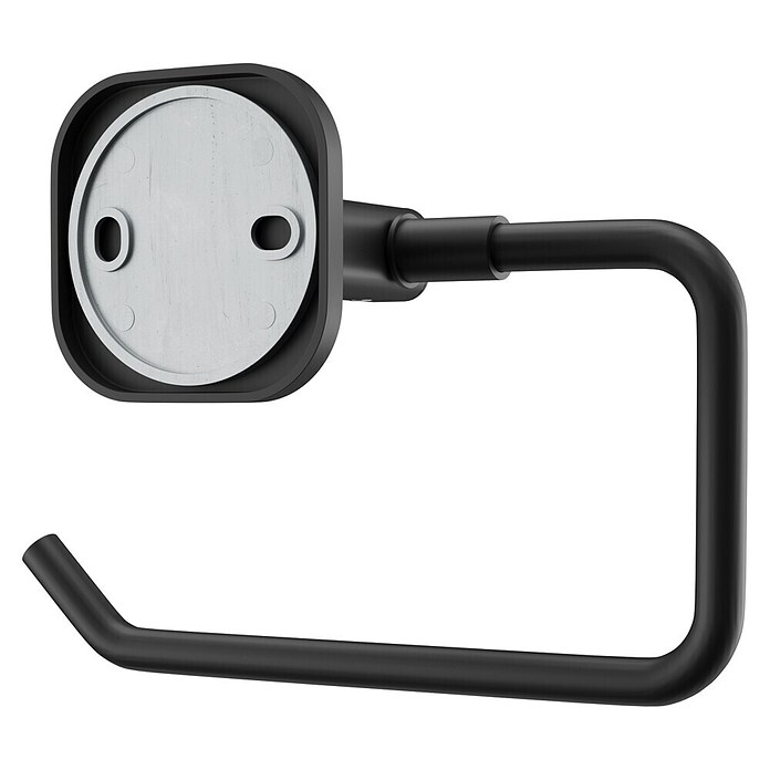 Venus Toilettenpapierhalter Prag (Schwarz, Matt) | BAUHAUS
