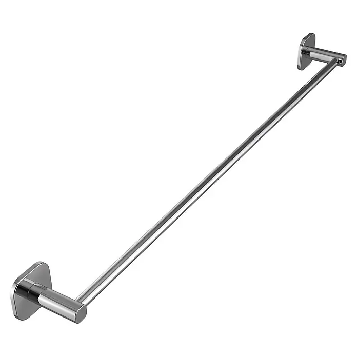 Venus Badetuchhalter - Breite: 66,6 cm, Verchromt, Glänzend - Handtuchstange aus poliertem Chrom.