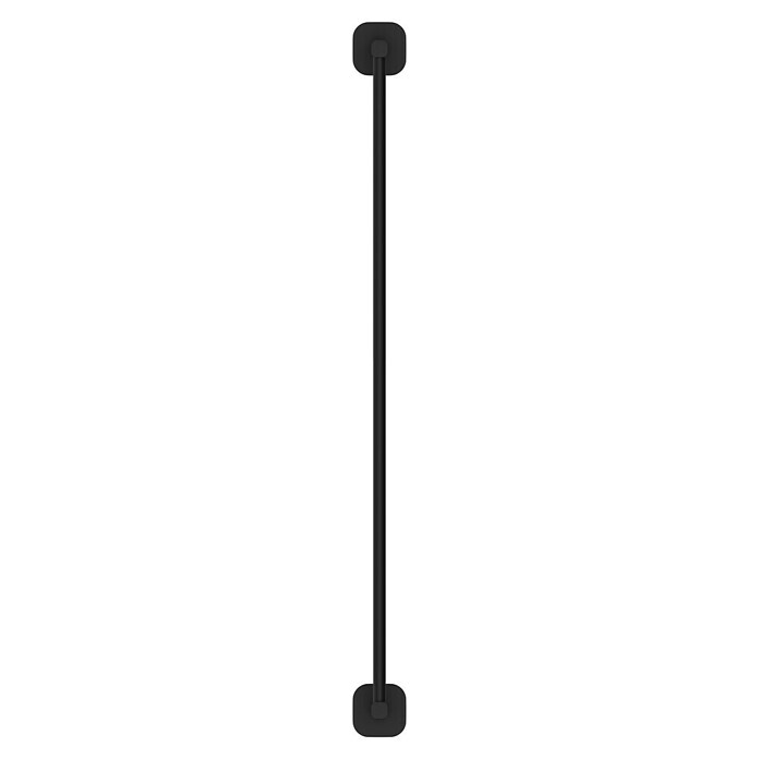 Venus Badetuchhalter (Breite: 66,6 cm, Schwarz, Matt) | BAUHAUS
