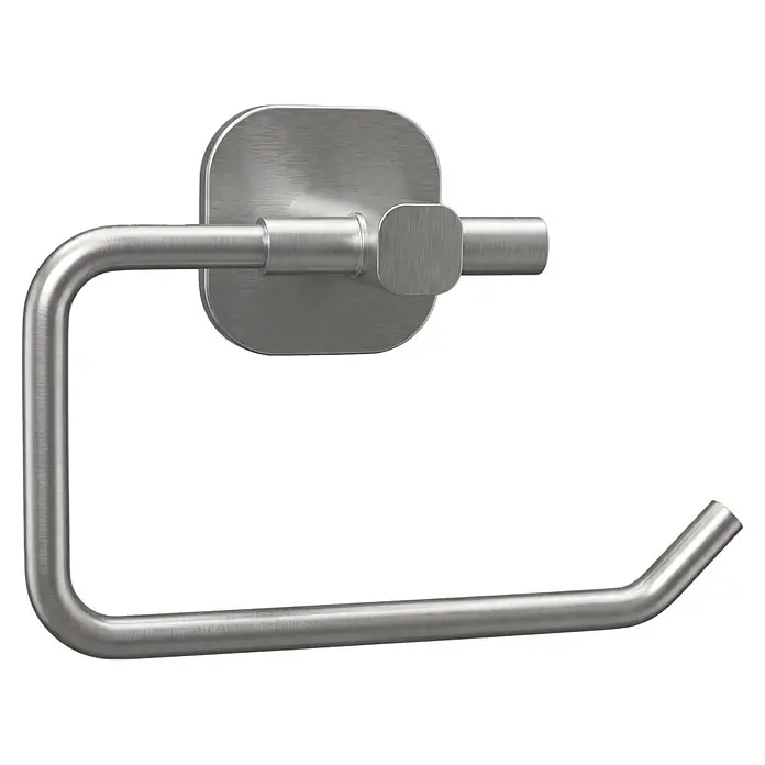 Venus Toilettenpapierhalter Prag - Edelstahl, Matt - Wandmontierter Toilettenpapierhalter aus gebürstetem Metall.