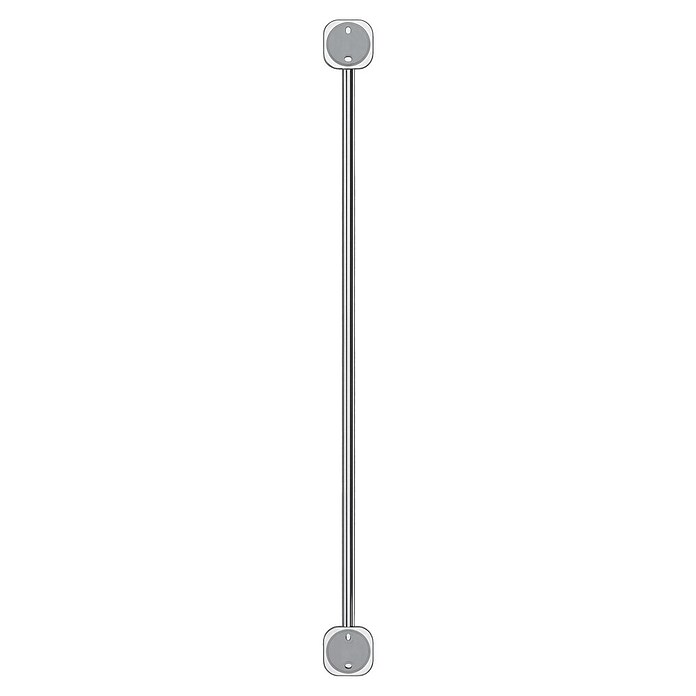 Venus Badetuchhalter (Breite: 66,6 cm, Verchromt, Glänzend) | BAUHAUS