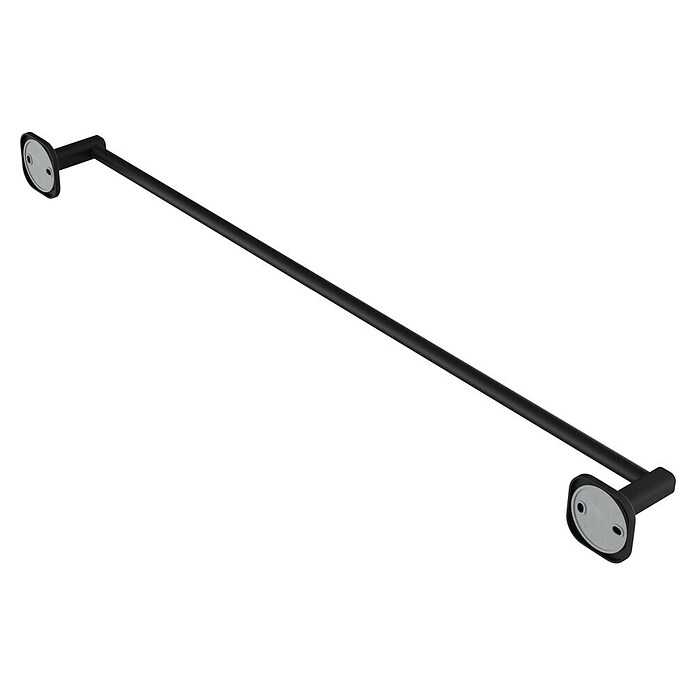 Venus Badetuchhalter (Breite: 66,6 cm, Schwarz, Matt) | BAUHAUS