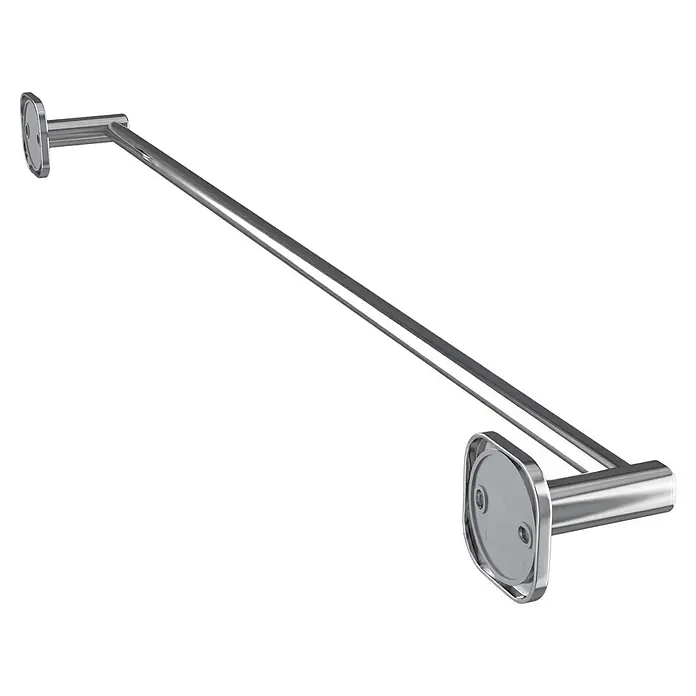 Venus Badetuchhalter - Breite: 66,6 cm, Verchromt, Glänzend - Glänzende Metallhandtuchstange mit Wandbefestigungen.