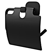 Venus Toilettenpapierhalter Prag (Schwarz, Matt, Mit Deckel) | BAUHAUS