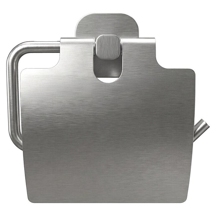Venus Toilettenpapierhalter Prag (Edelstahl, Matt, Mit Deckel) | BAUHAUS
