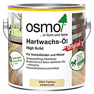 Osmo High Solid Hartwachsöl Original 3032 (Farblos, 2,5 l, Seidenmatt)