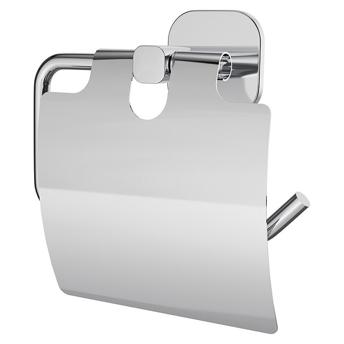 Venus Toilettenpapierhalter Prag (Chrom, Glänzend, Mit Deckel) | BAUHAUS